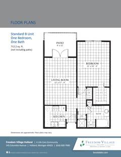 The Standard B floorplan image
