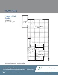 The Standard A floorplan image