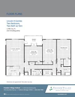 The Lincoln H floorplan image