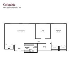 The Columbia floorplan image