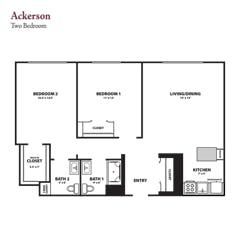 The Ackerson floorplan image