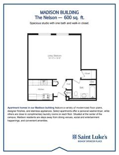 The Nelson at Madison Building floorplan image