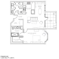 The Primrose floorplan image