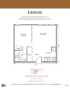 Lehigh floorplan image