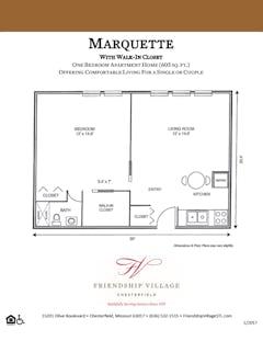 Marquette floorplan image