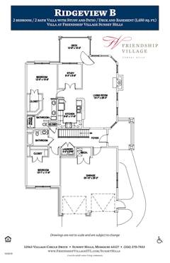 Ridgeview B floorplan image