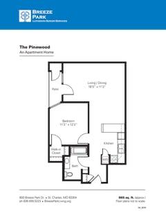 The Pinewood floorplan image