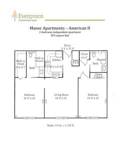 The American at Manor floorplan image