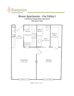 The Fox Valley at Manor floorplan image