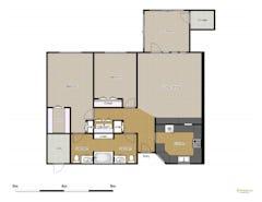 The Evergreen Village 2 Bedroom floorplan image