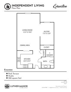 The Evanston floorplan image