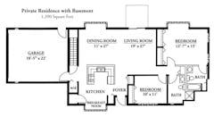 The Private Residence with Basement floorplan image