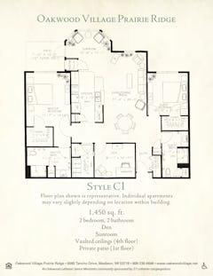 The Style C floorplan image