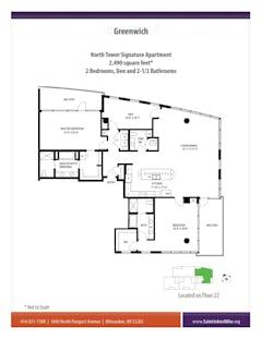 The Greenwich Signature at North Tower floorplan image