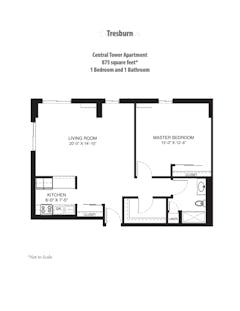 The Tresburn New Standard at Central Tower floorplan image