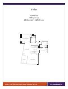The Bailey at South Tower floorplan image