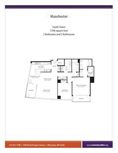 The Manchester at South Tower floorplan image