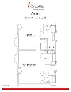 The Verona floorplan image