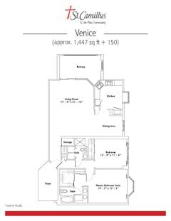 The Venice floorplan image