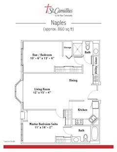 The Naples floorplan image