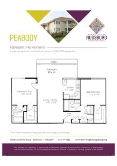Peabody floorplan image