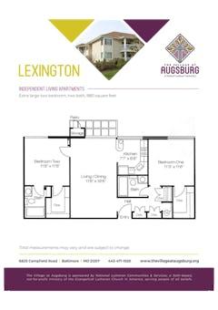 Lexington floorplan image