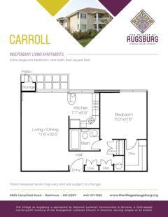 Carroll floorplan image