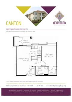 Canton floorplan image