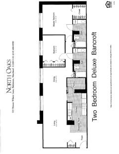 The Bancroft floorplan image