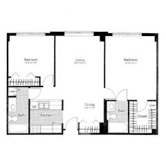 The Bryn Mawr floorplan image