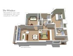 The Windsor floorplan image