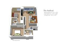 The Stafford floorplan image