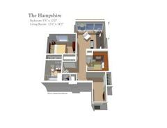 The Hampshire floorplan image