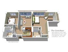 The Canterbury floorplan image