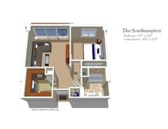 The Southampton floorplan image
