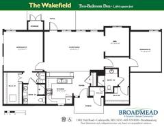 The Wakefield floorplan image