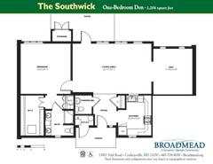 The Southwick floorplan image