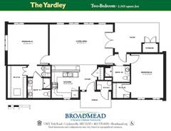 The Yardley floorplan image