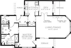 The Forsythia Cottage Home floorplan image