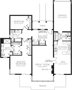 The South Mountain Cottage Home floorplan image