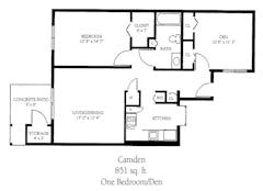 The Camden Cottages floorplan image