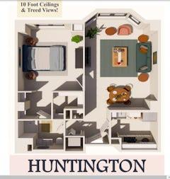 The Huntington floorplan image