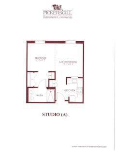 Studio (A) floorplan image