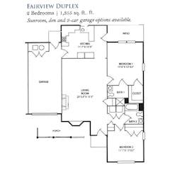 Fairview Duplex floorplan image