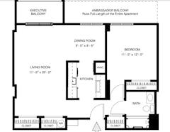 The Executive/Ambassador floorplan image