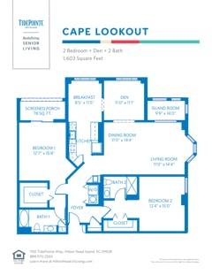 Cape Lookout floorplan image