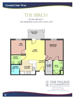 The Birch   floorplan image