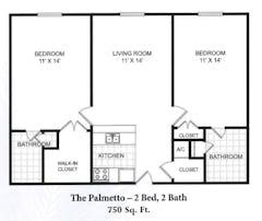 The Palmetto floorplan image