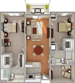 The Fairfield floorplan image