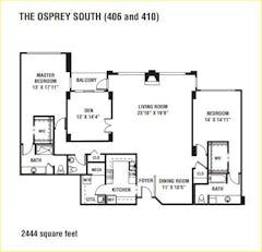 The Osprey South floorplan image